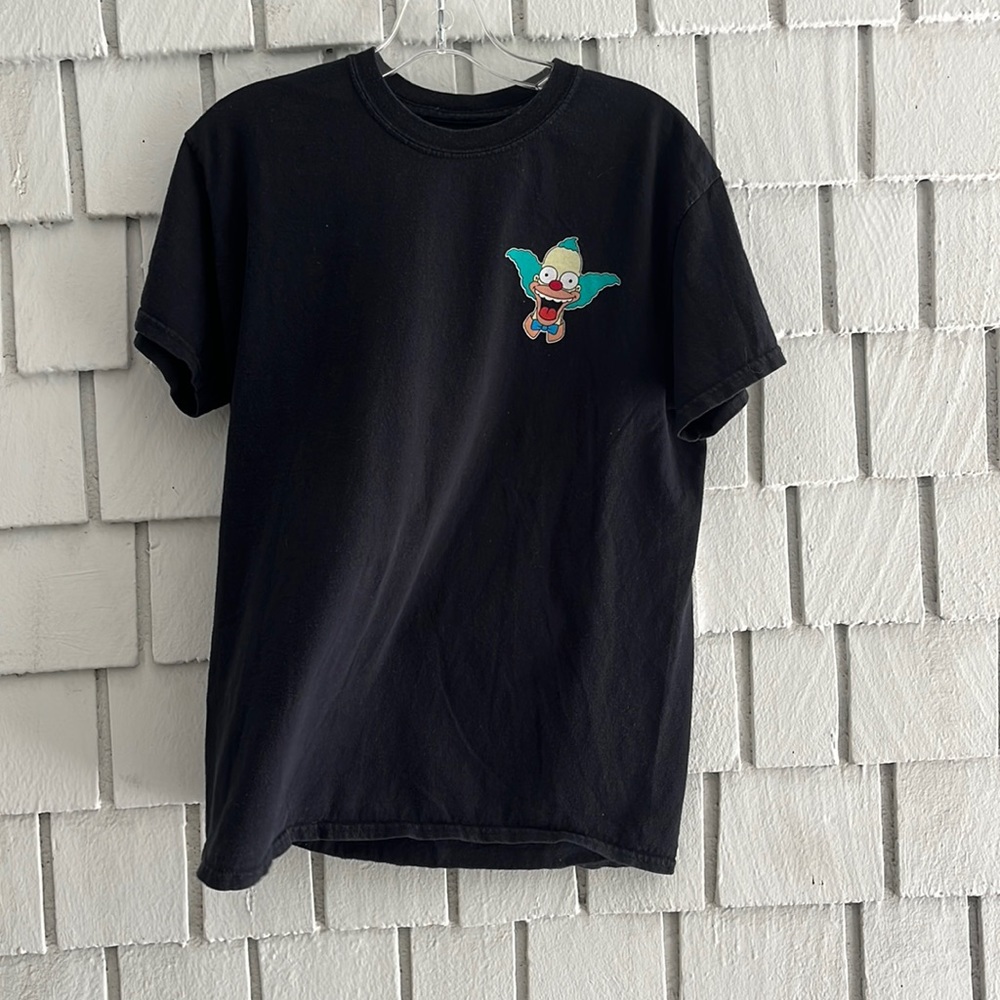 THE SIMPSONS Krusty the Clown black T-shirt size S